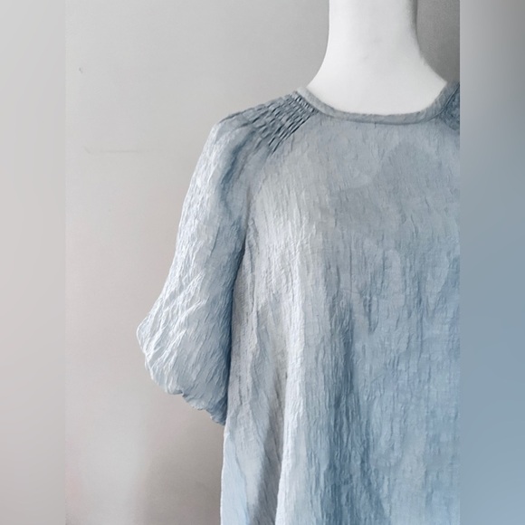 Club Monaco Blue CLOUD mini Dress size Large - Picture 7 of 13